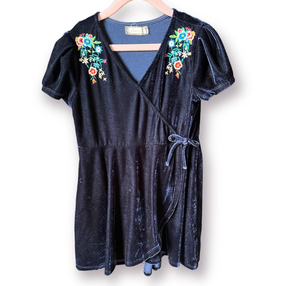 Soprano Velvet Toddlers Dress